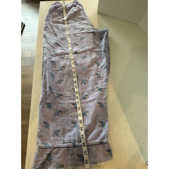 Disney Eeyore PJ/Lounge‎ Pants Capris Purple Print Women's XL - Picture 7 of 10